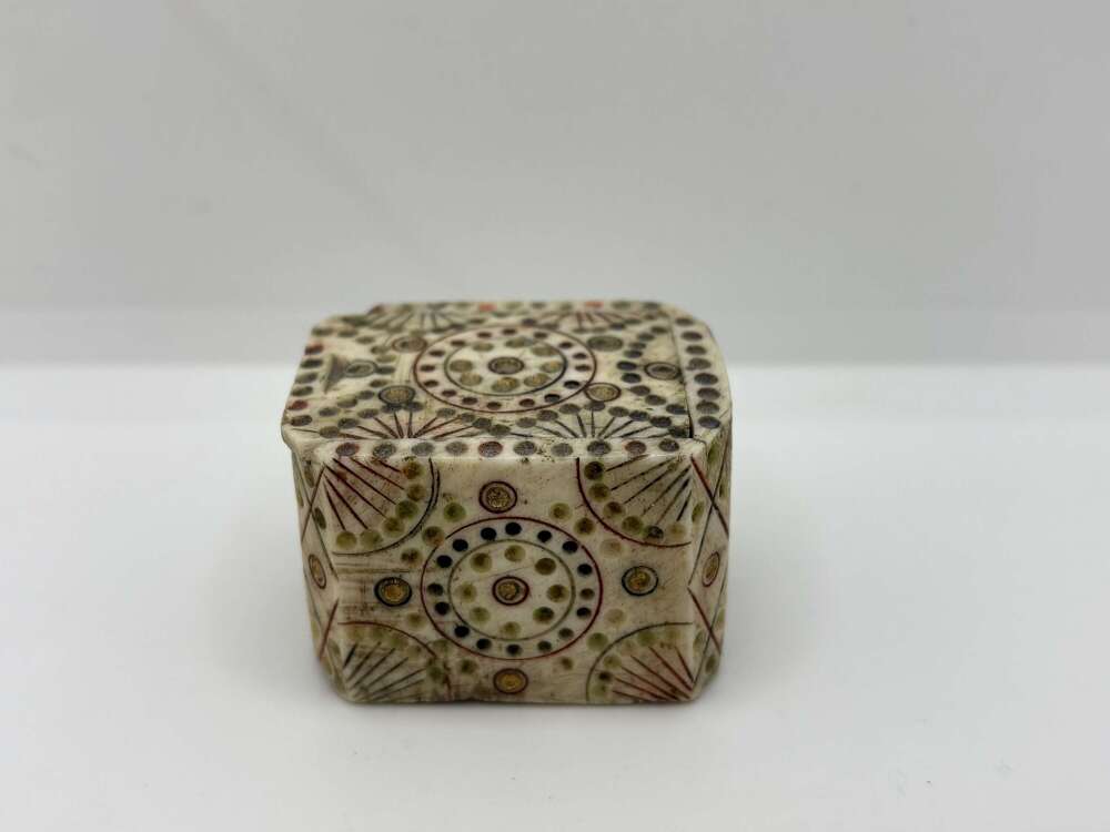 Miniature Bone Domino set.