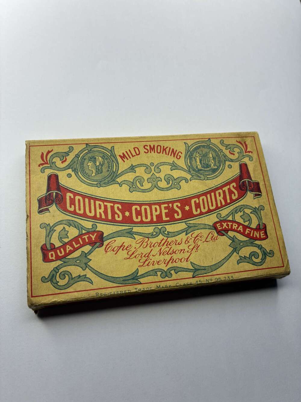 Courts copes courts cigarettes packet