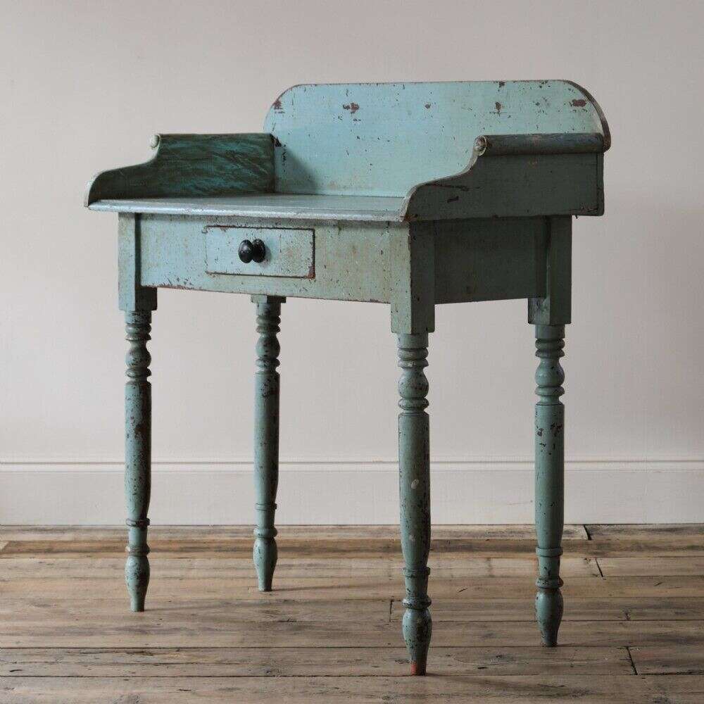 Antique Victorian Painted Pine Washstand