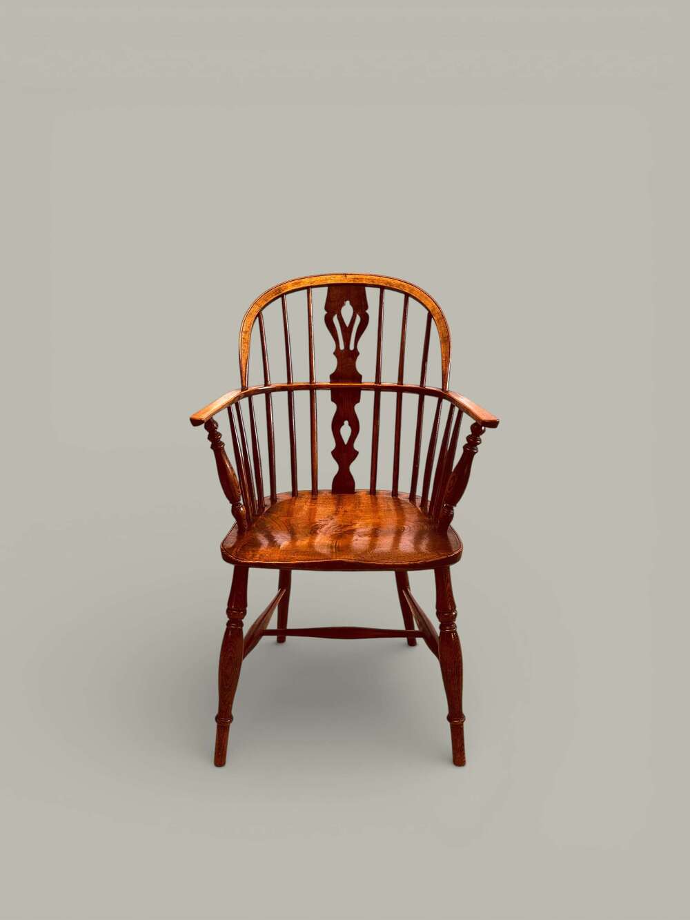 WINDSOR LOW BACK ARMCHAIR IN ASH & ELM C1840