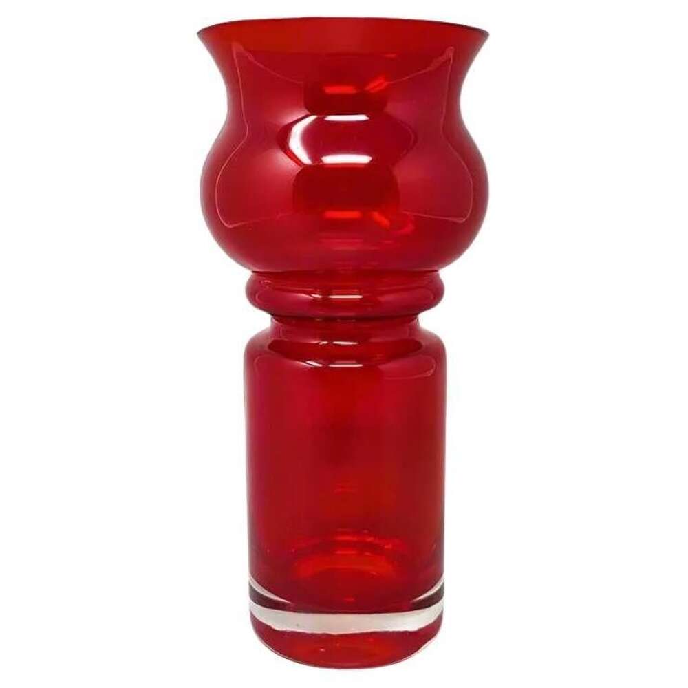 1970s Astonishing Tamara Aladin Vase Tulppaani (#1513) For Riihimaki/riihimaen L