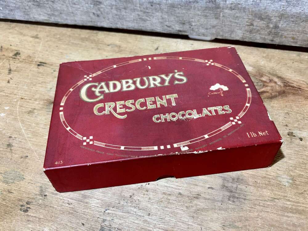 Cadbury's Crescent Moon Chocolate Box c1920s