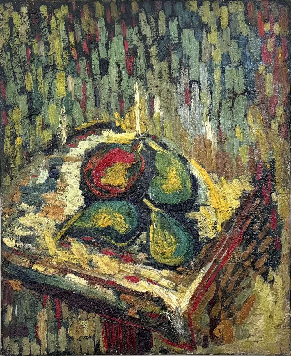 GILBERT THEVONET 'STILL LIFE WITH PEARS'