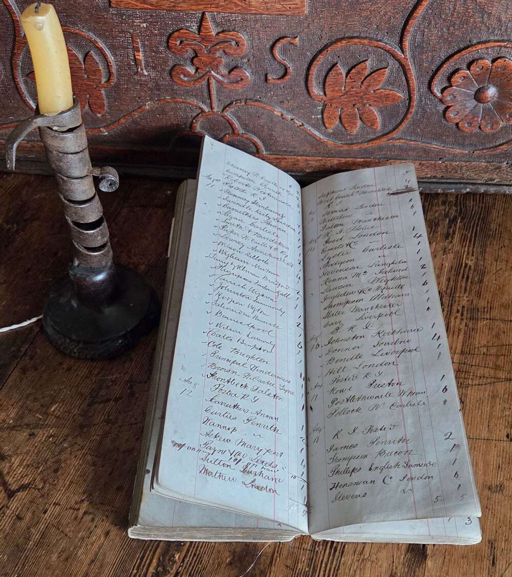 Victorian postal Ledger 1867-70