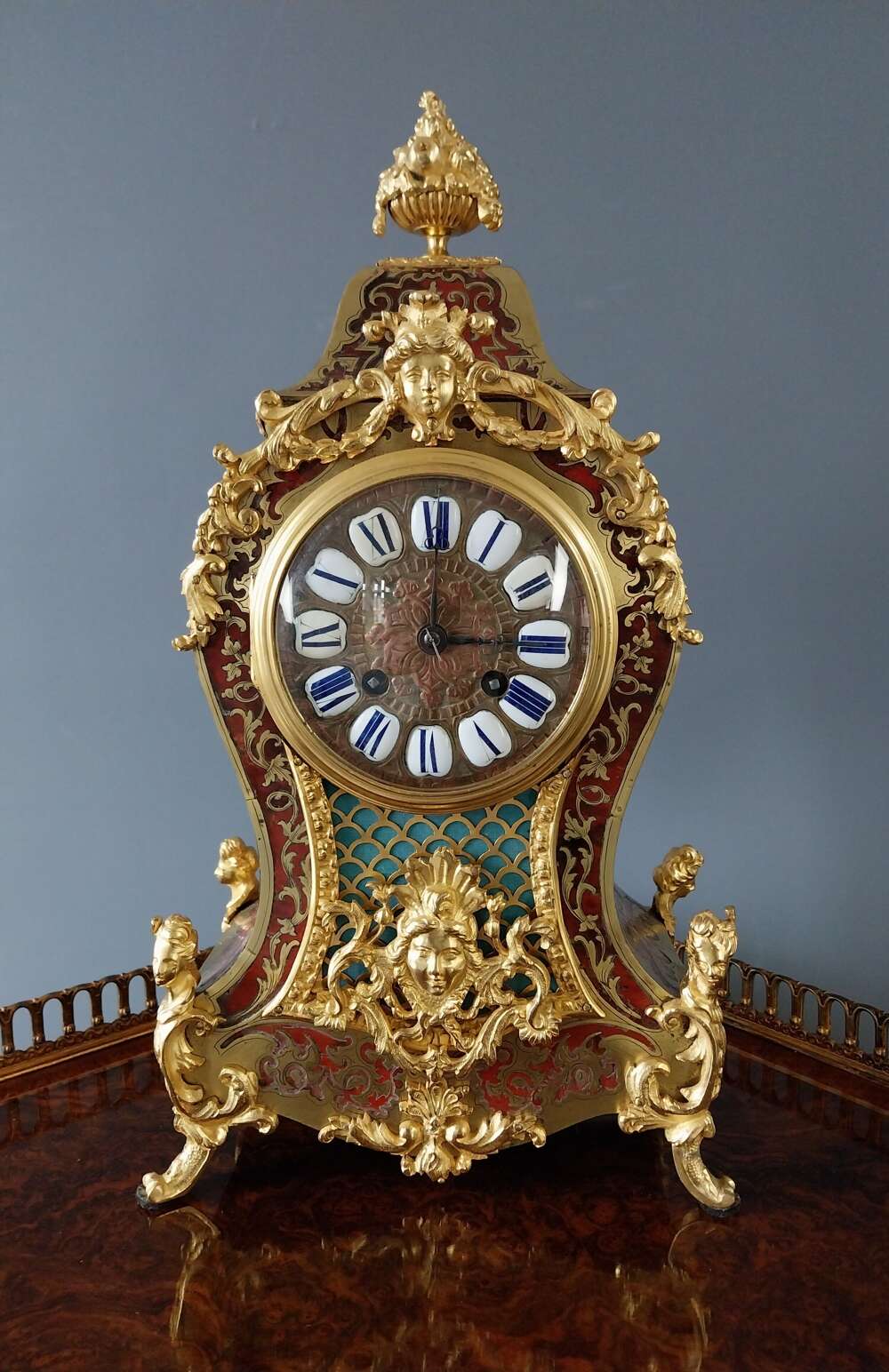 A Fantastic Boulle Clock