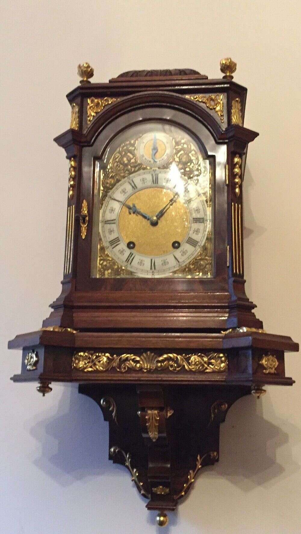 Lenzkirch Walnut Clock With Bracket