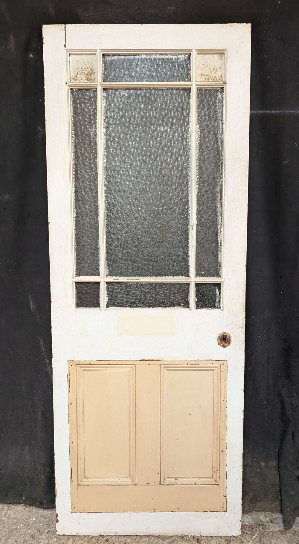 DI1064 A RECLAIMED PINE INTERNAL CARDIFF DOOR FOR GLAZING