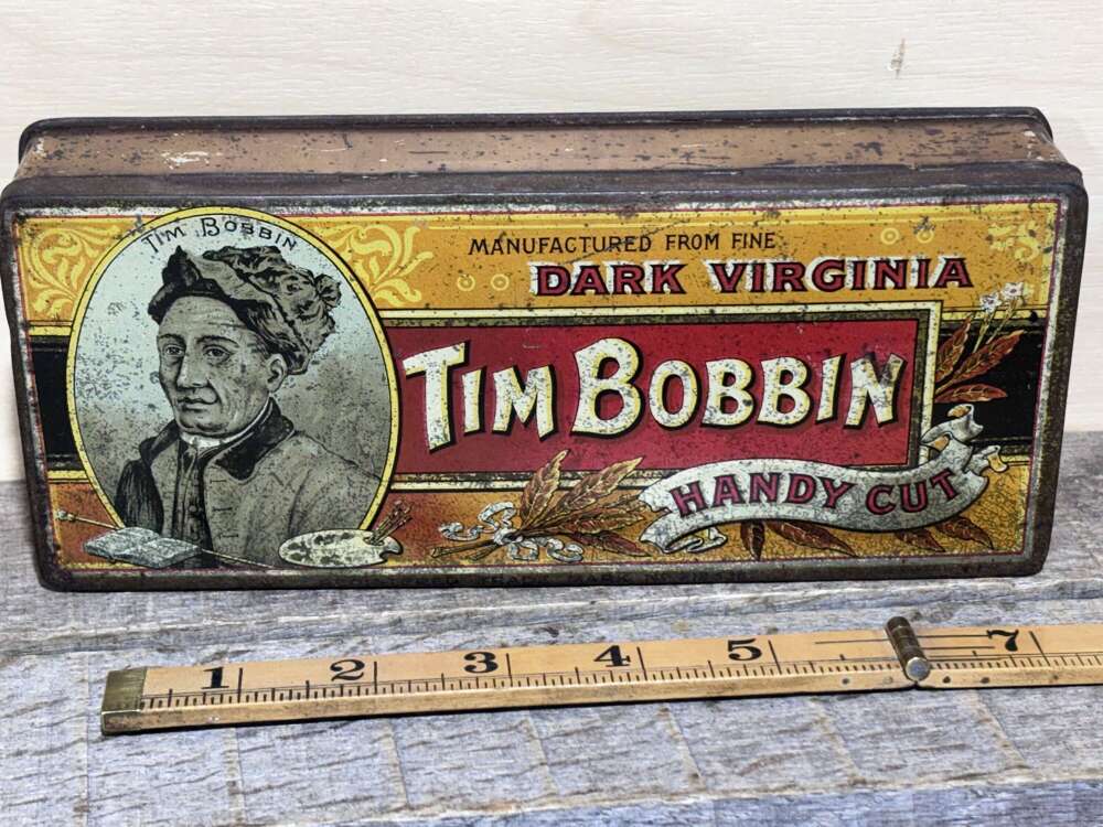 Tim Bobbins 1lb Tobacco Tin c1900s