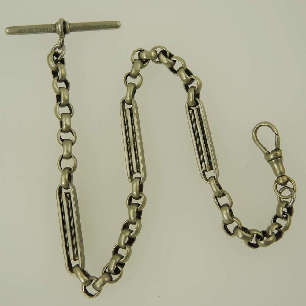 Victorian pocket watch chain c1890