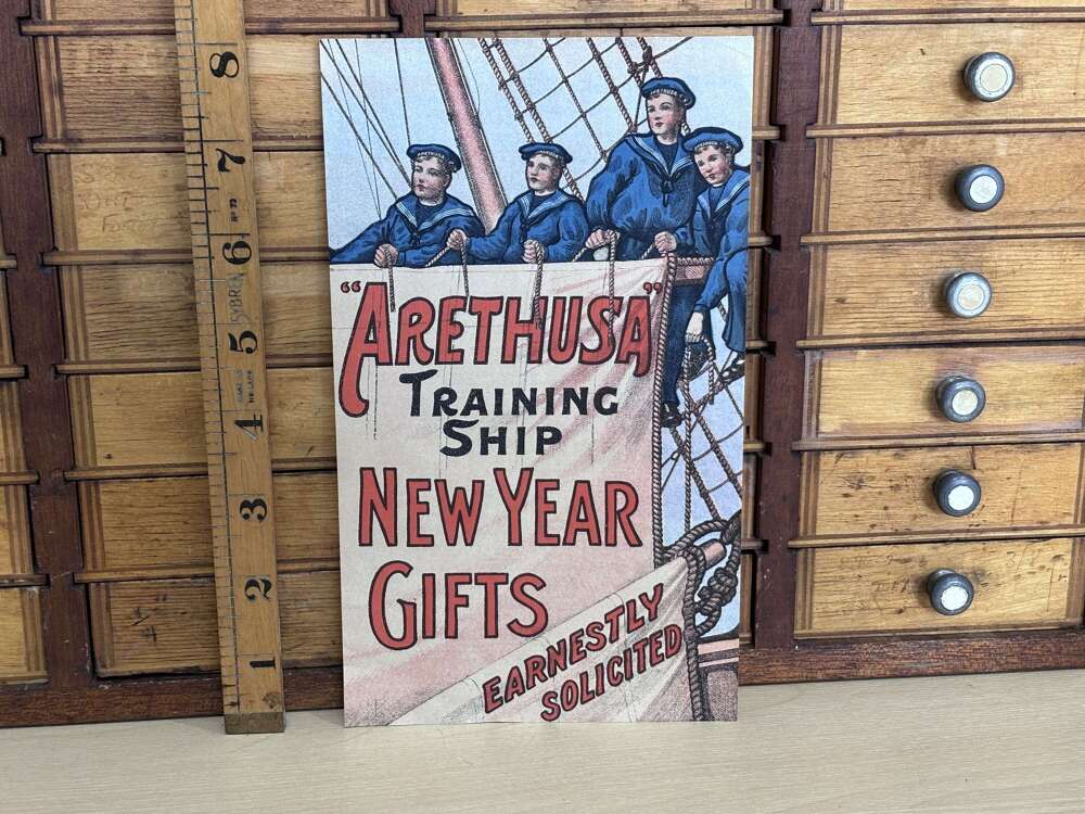 Arthusa National Refugees & Homeless Sailor Advertising Trade Card Ephemera c1900s