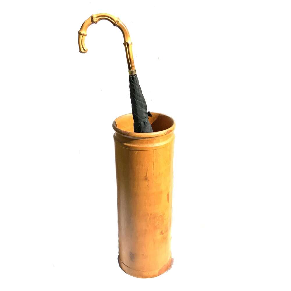 A Good Mid-20th Century Turned Wood&nbsp;Walking Stick or Umbrella Stand