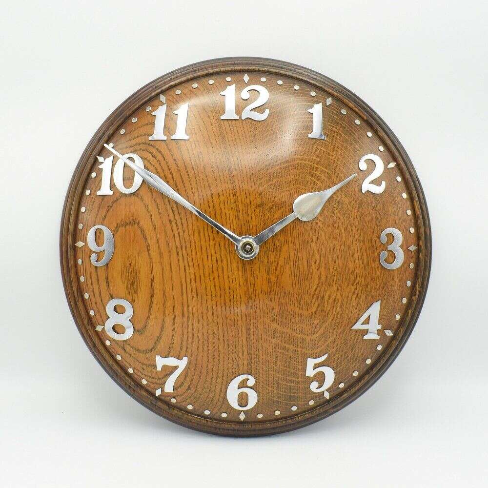 Classic Zenith Oak Wall Clock