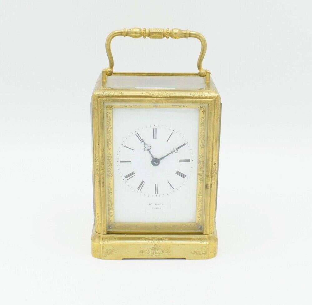Henry Marc 'one Piece' Carriage Clock