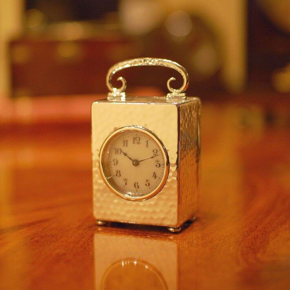 1905 Silver Timepiece - Carriage Clock