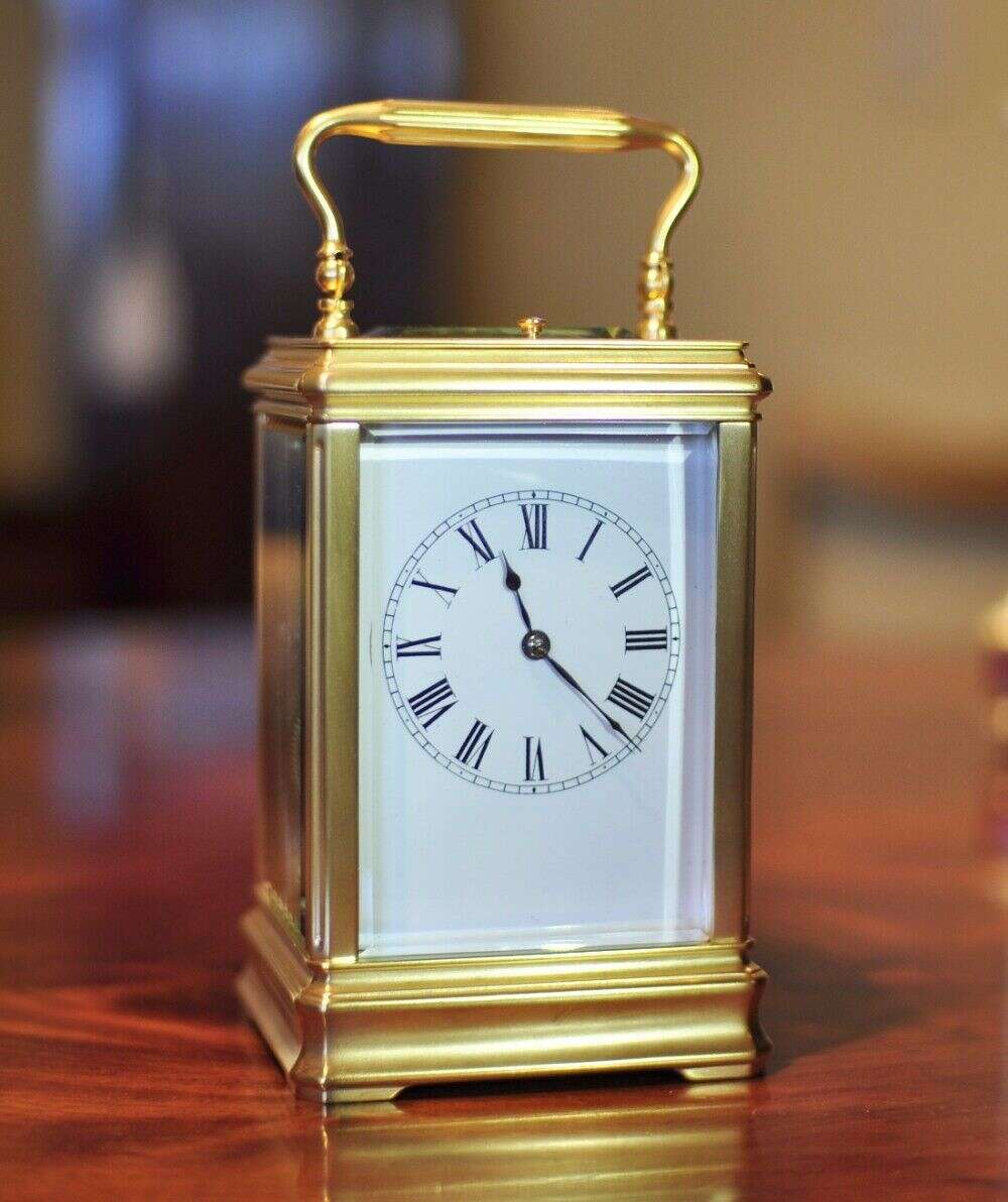 Carriage Antique Clock With Push Repeat - Richard & Co