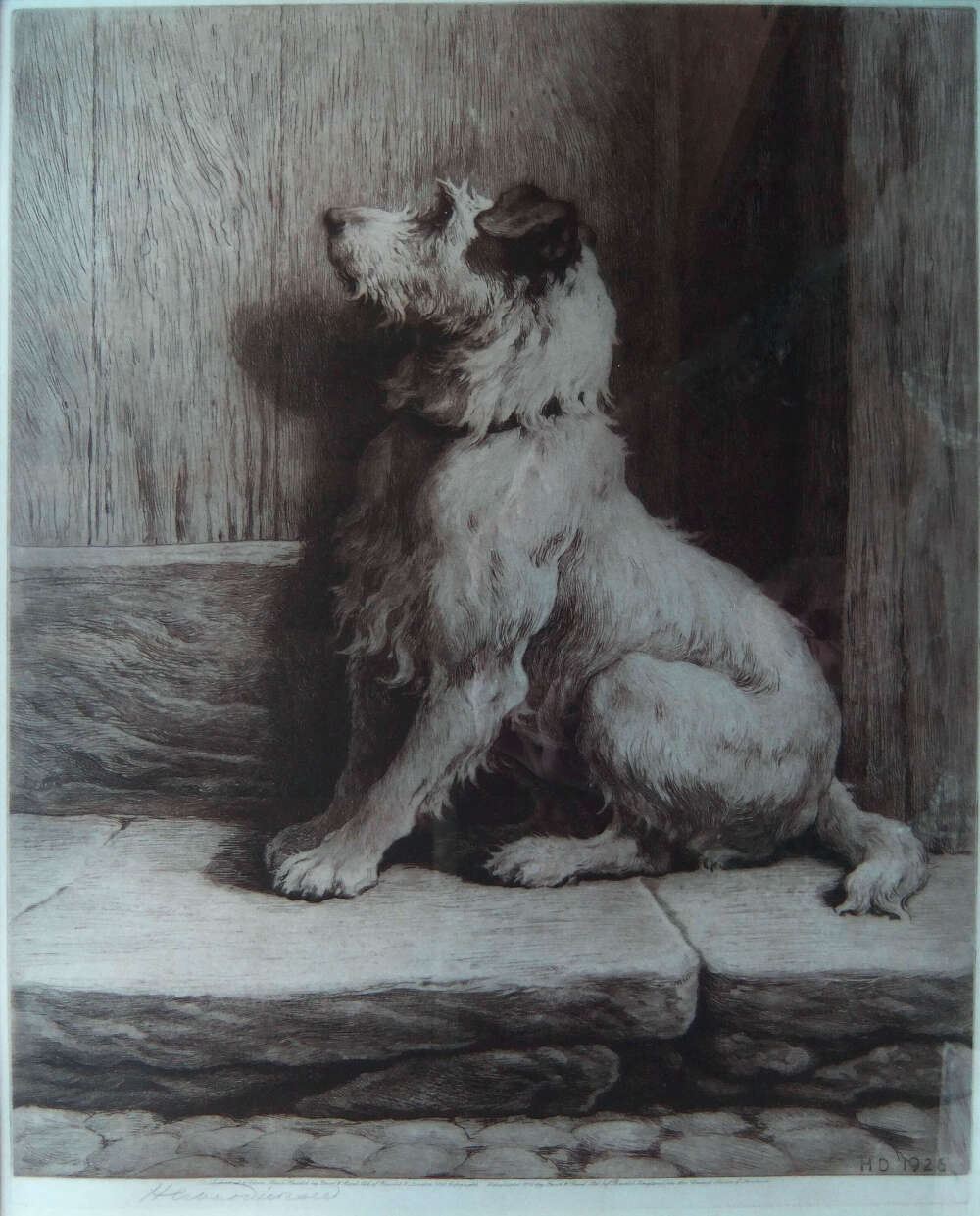 Herbert Dicksee "The Prodigal" signed etching