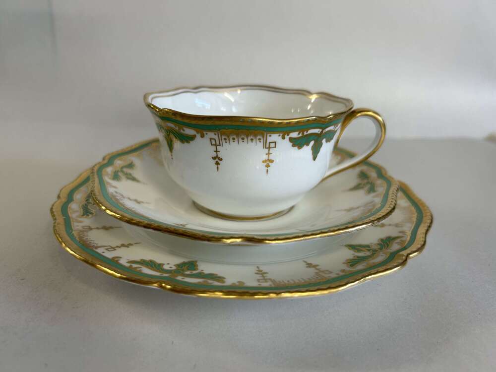 Spode Copeland made for 'Harrods' Hand Painted Trio