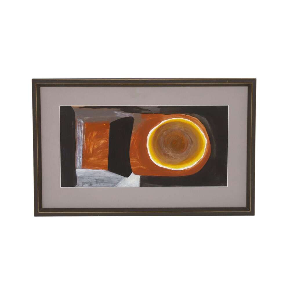 &ldquo;Thru View&rdquo; 1999 Oils on Acid-Free Paper Abstract Painting - Ross Barnes (St Ives School)