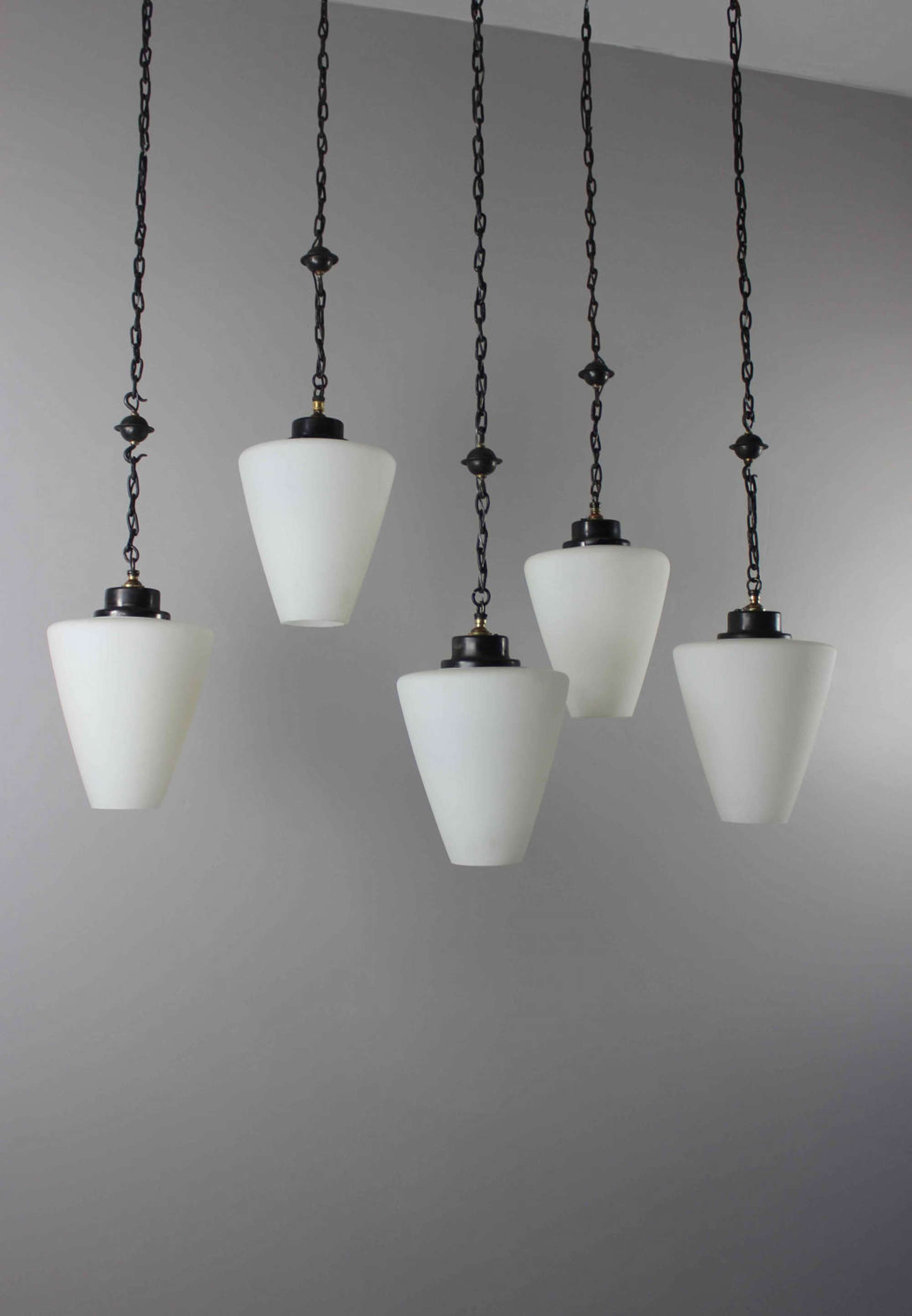 Set of 5  gothic style hanging lights ( more available )