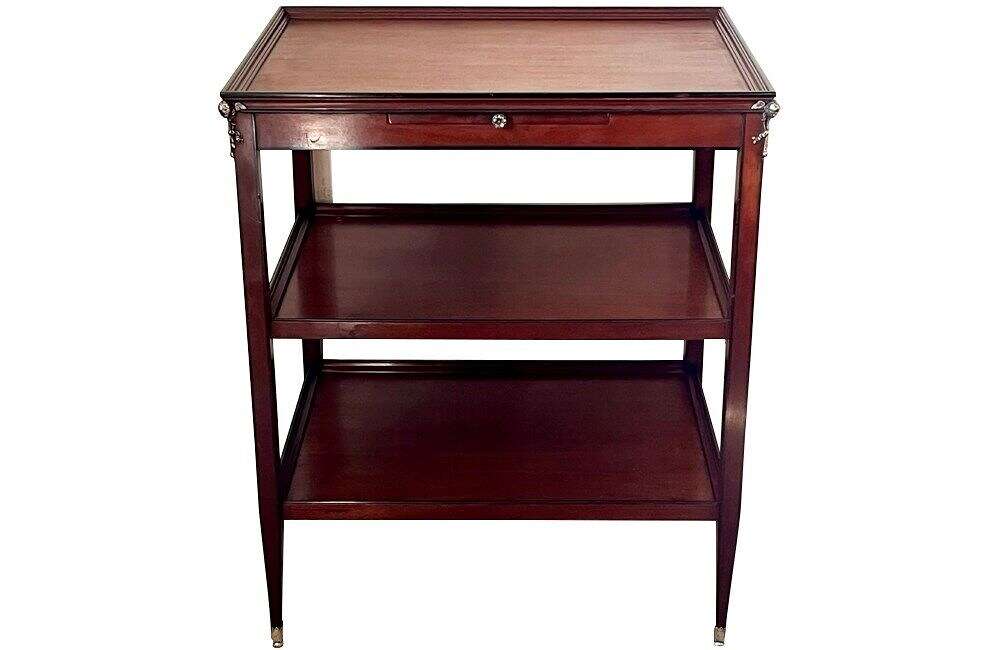 19th Century French Mahogany Games / Side Table