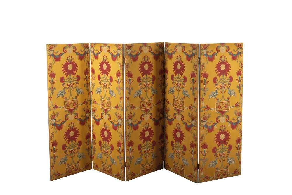 Woven Suzani Five Fold Screen