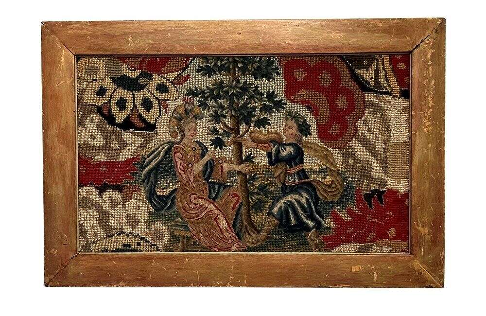 18th Century Framed French Needlework