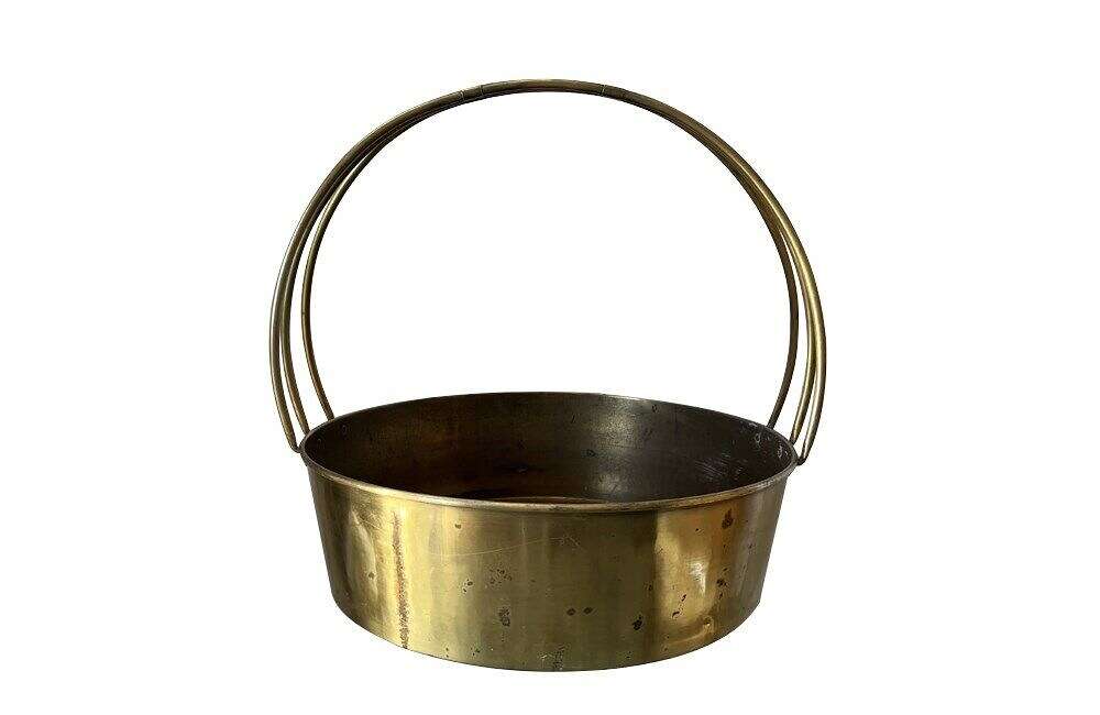 Huge Brass Basket Centrepiece