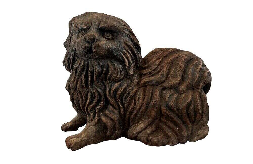 Cast Iron Pekingnese Dog