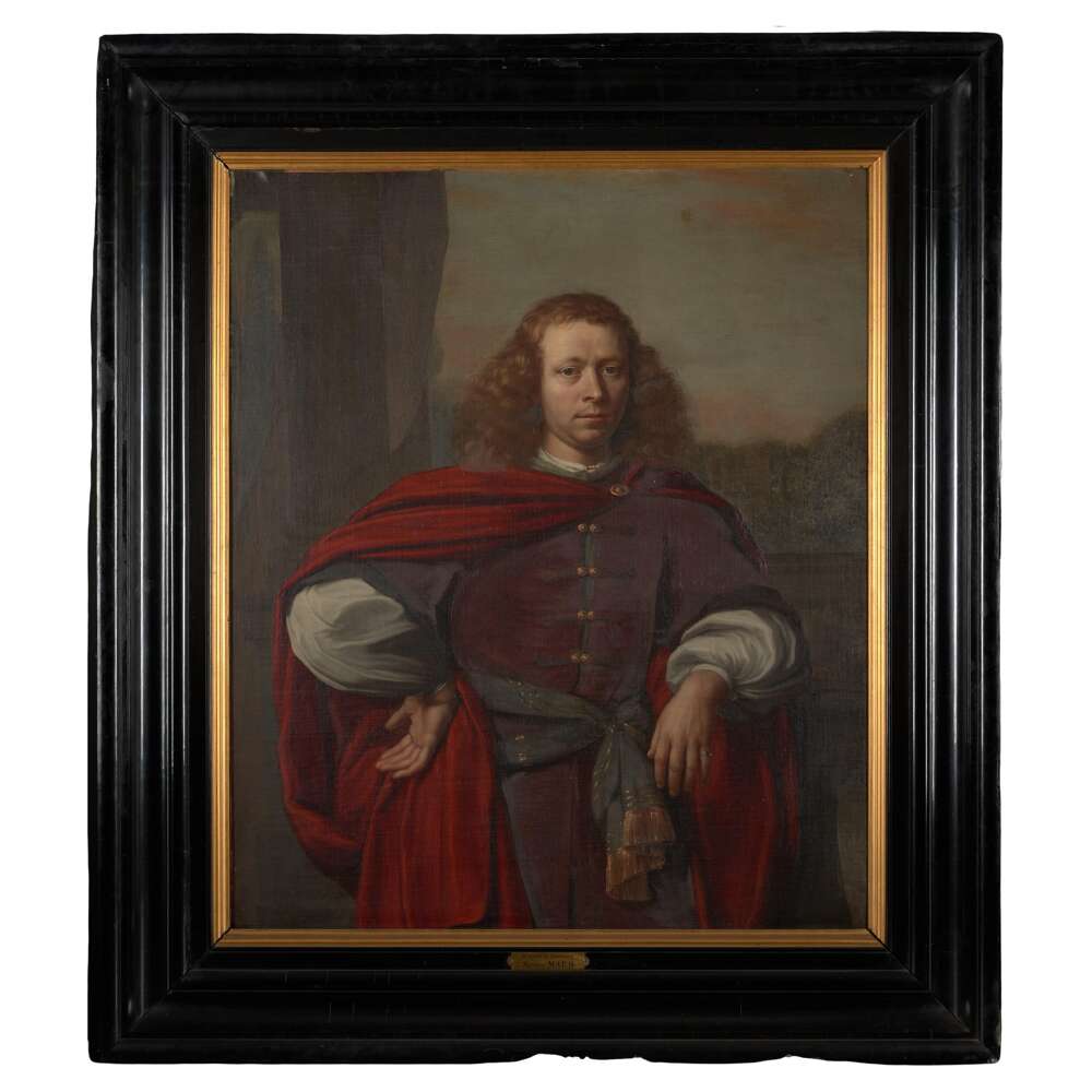 17th C Portrait Of A Gentleman In Three-quarter-length, Attr. To Nicolaes Maes