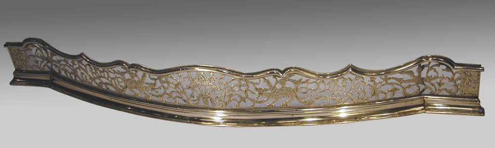 18th century, Georgian, bell metal bowfront fender