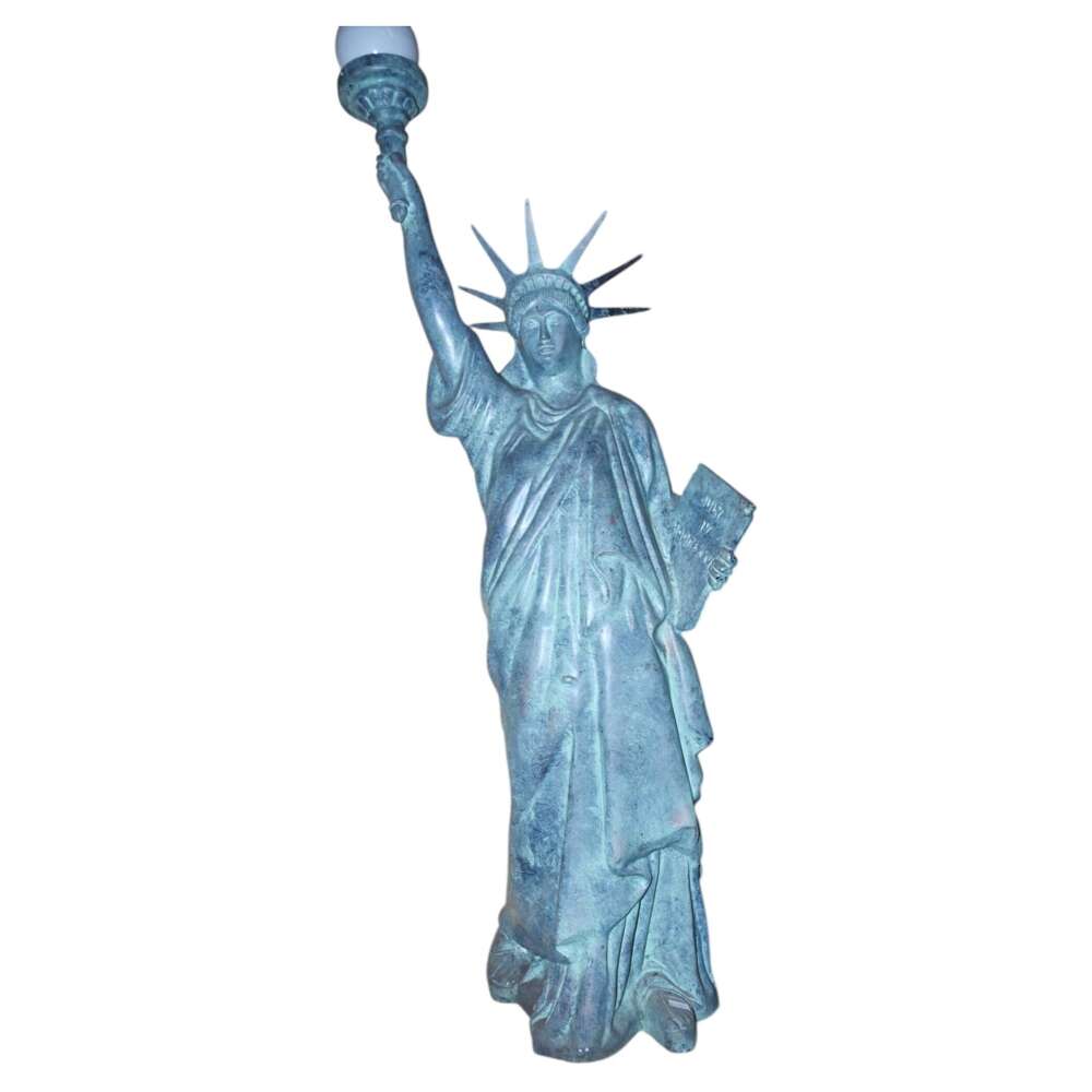 Bronze Statue Of Liberty Statue Garden Casting 8 Ft