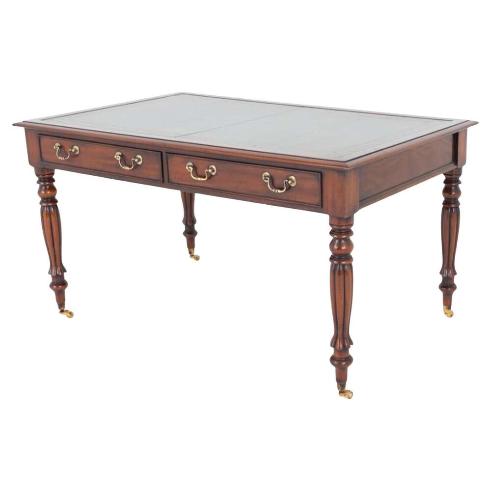 Victorian Writing Table Desk Period Antique Mahogany 1870