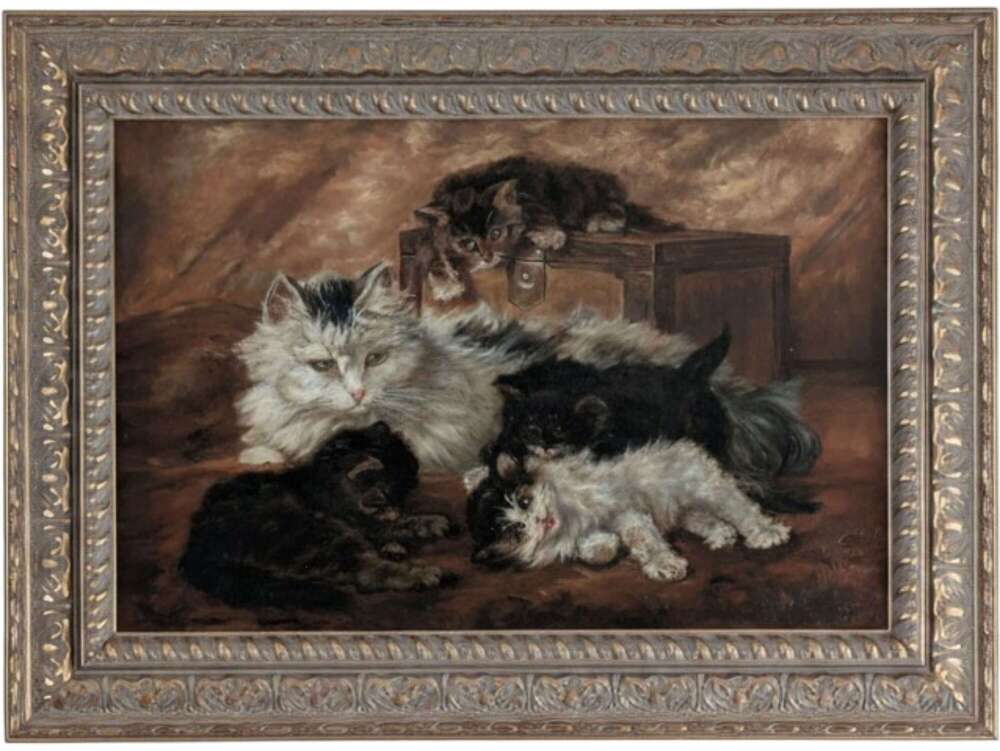English School - A Collection of Three Edwardian/Victorian Oil Paintings by M.H.C., C.1901