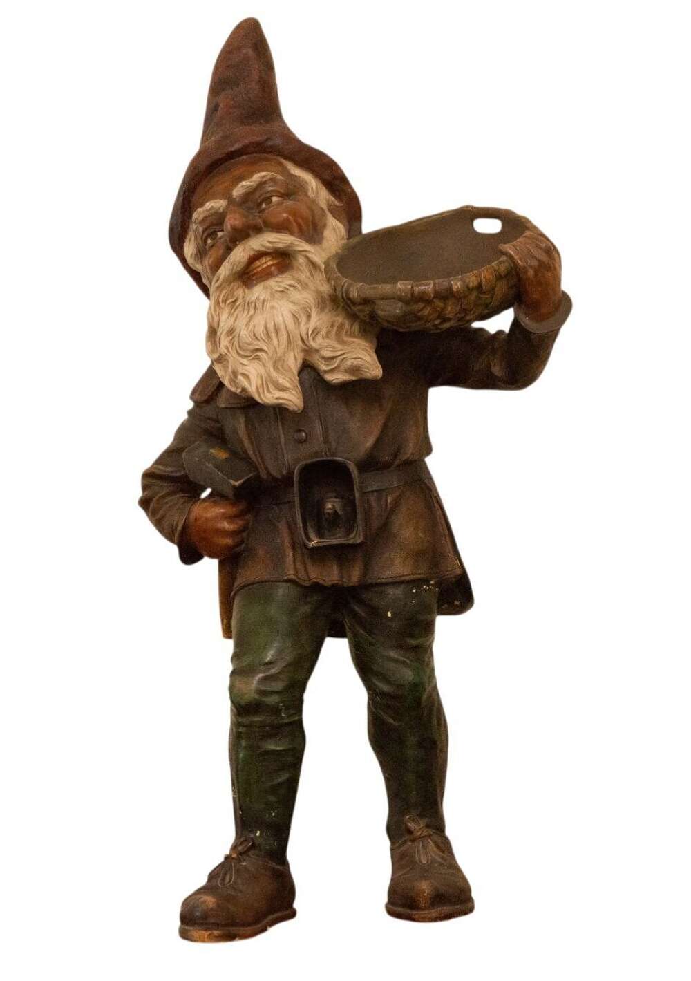 Johann Maresch Coal Miner Garden Gnome, c.1900