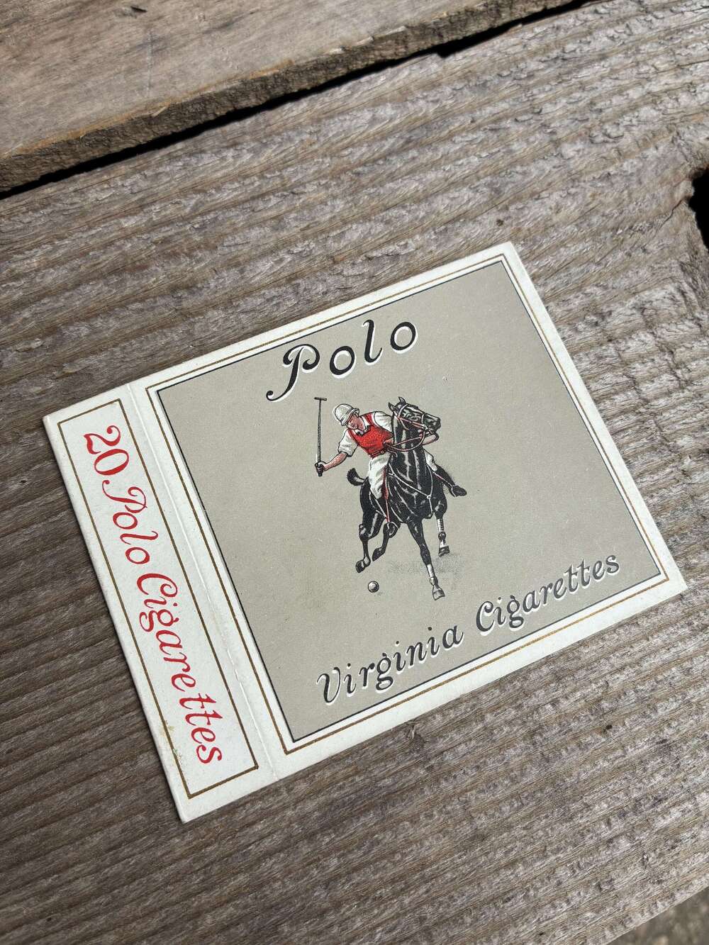 Murray & sons polo cigarette packet