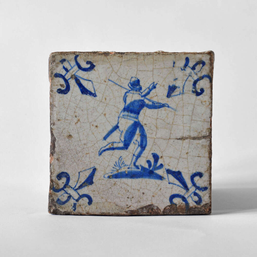 17th century Delft tile