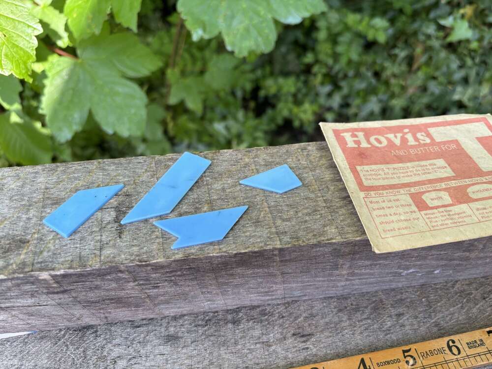 Hovis Bread T Puzzle Advertising Novety & Envelope  c1900s