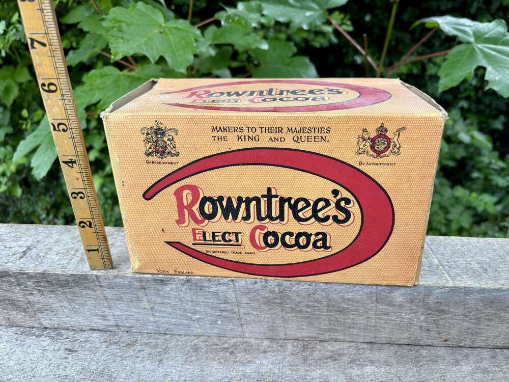 Rowntree's Chocolate Chocolate Shop Display Advertising Box c1930s