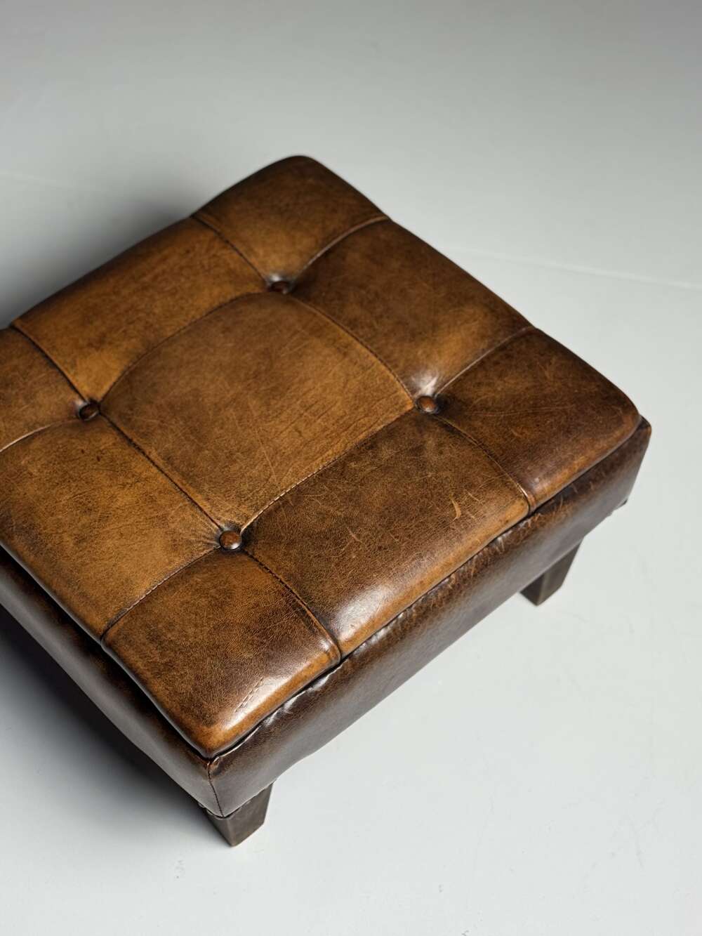 Sheepskin Pouf Footstool