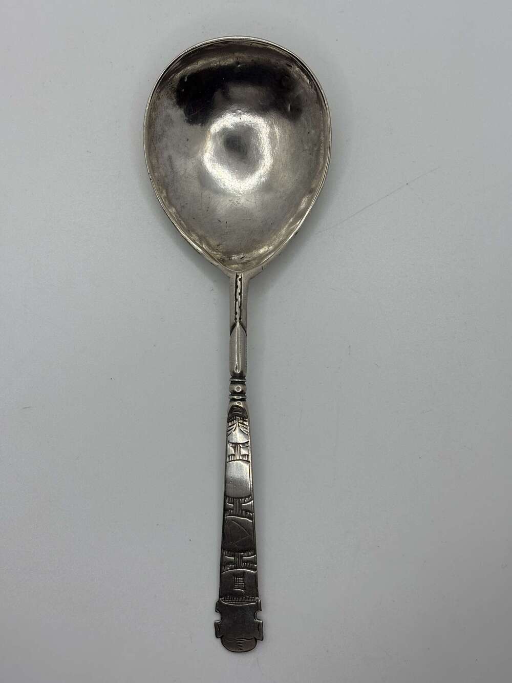 Norwegian Silver Spoon. Circa 1670.