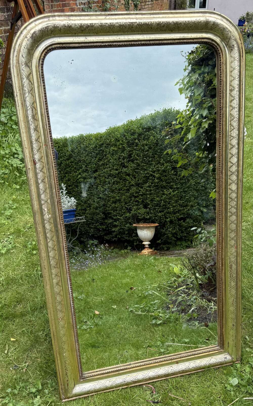 Large Silver Gilt mirror