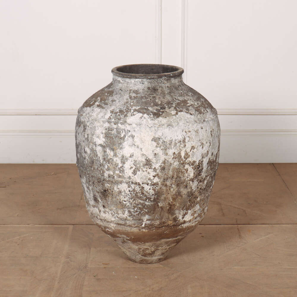 Large Painted Olive Jar