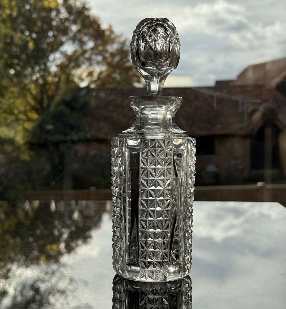 Baccarat Crystal Perfume Bottle Belle Epoque c1900