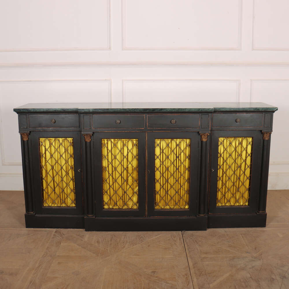 English Painted Breakfront Dresser Base