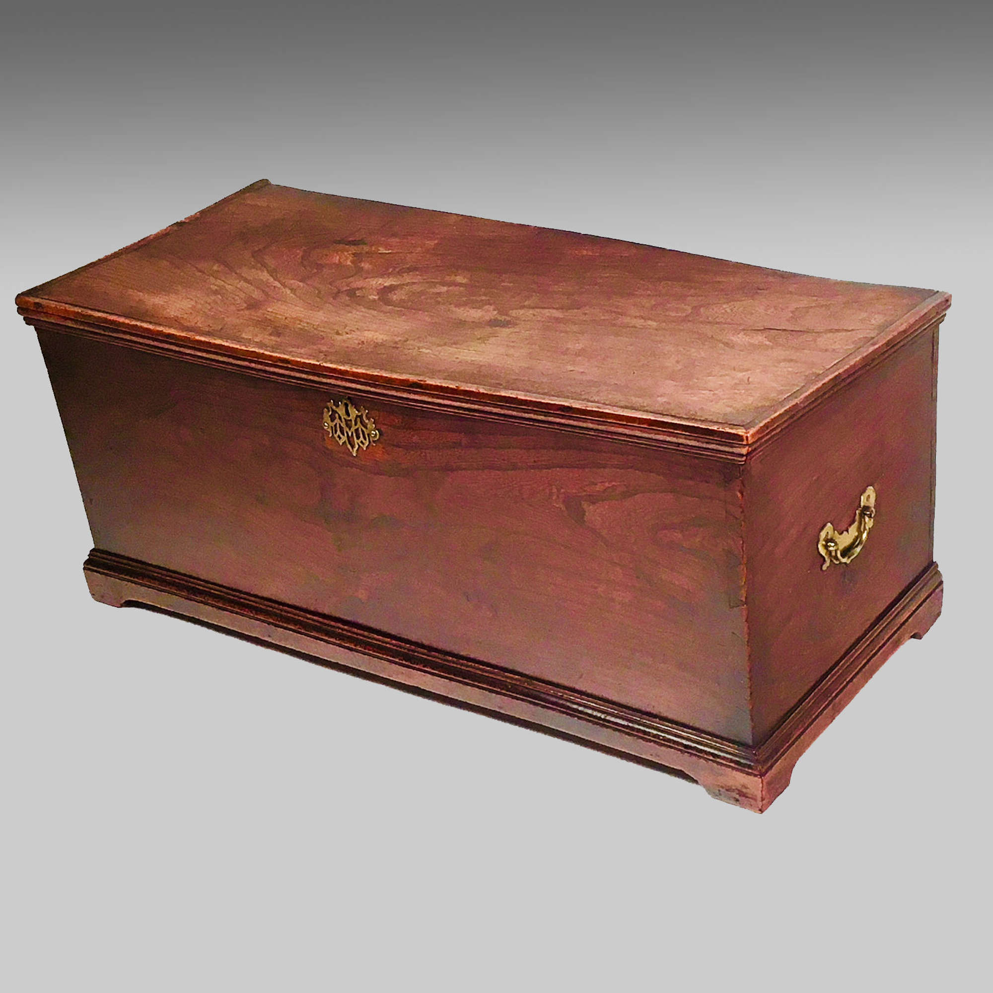 19th century elm blanket chest