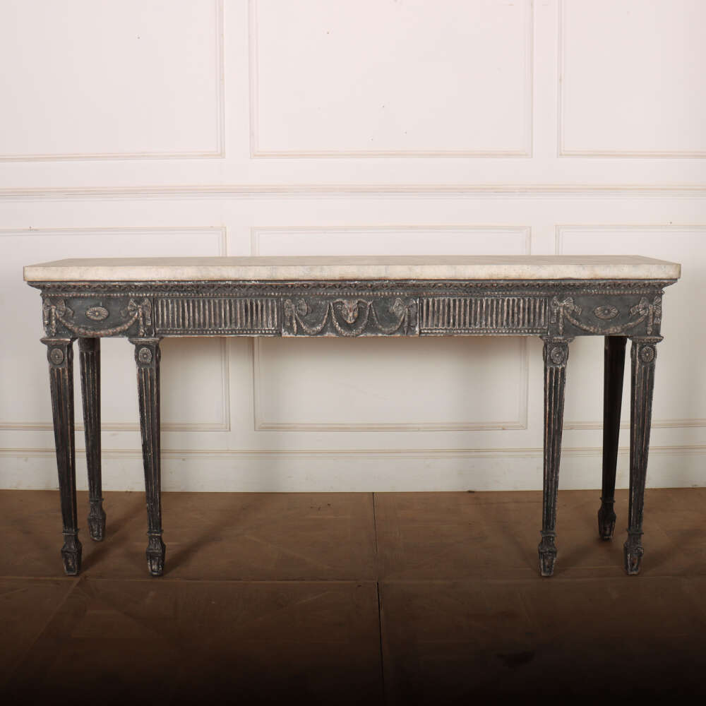 English Painted Console Table