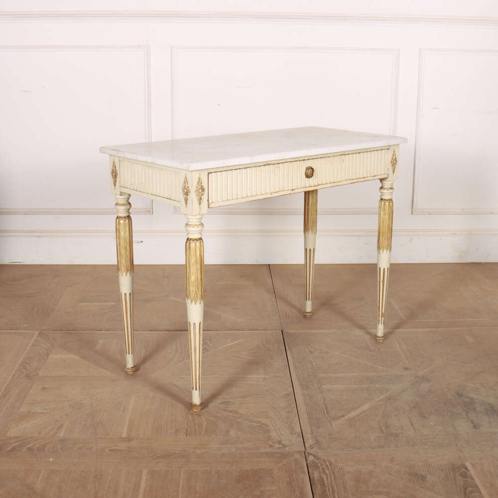 Swedish Original Painted Side Table