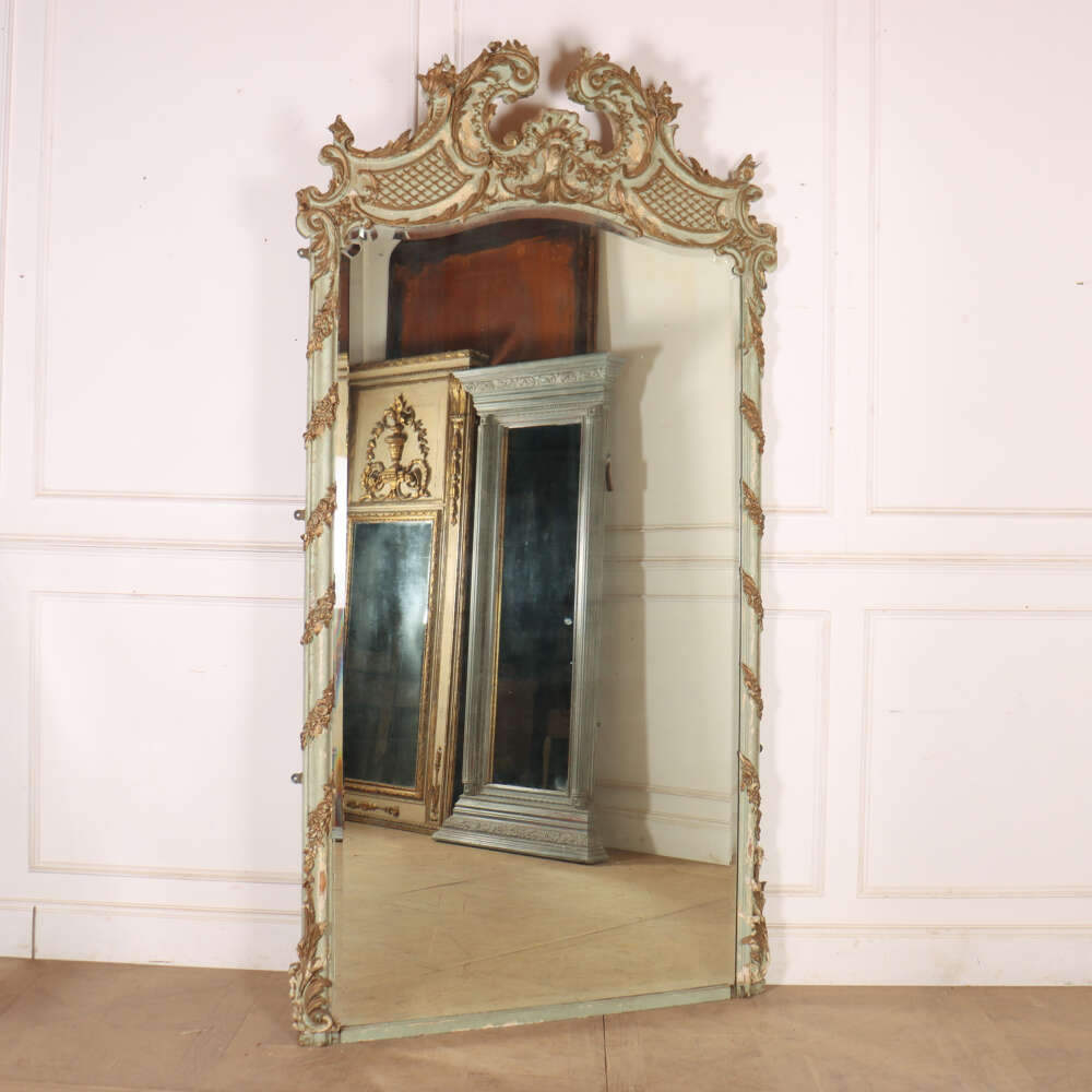 French Original Painted Mirror