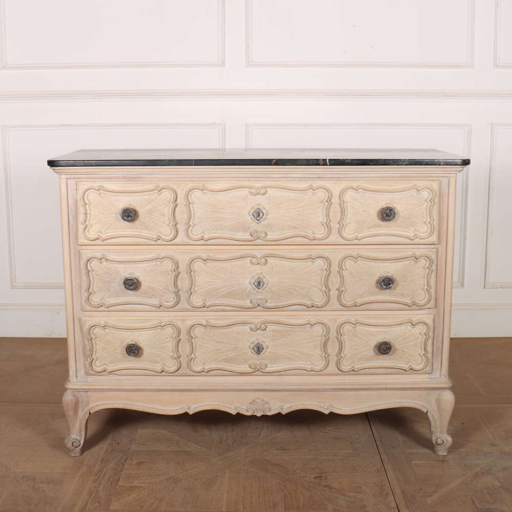 French Bleached Oak Commode