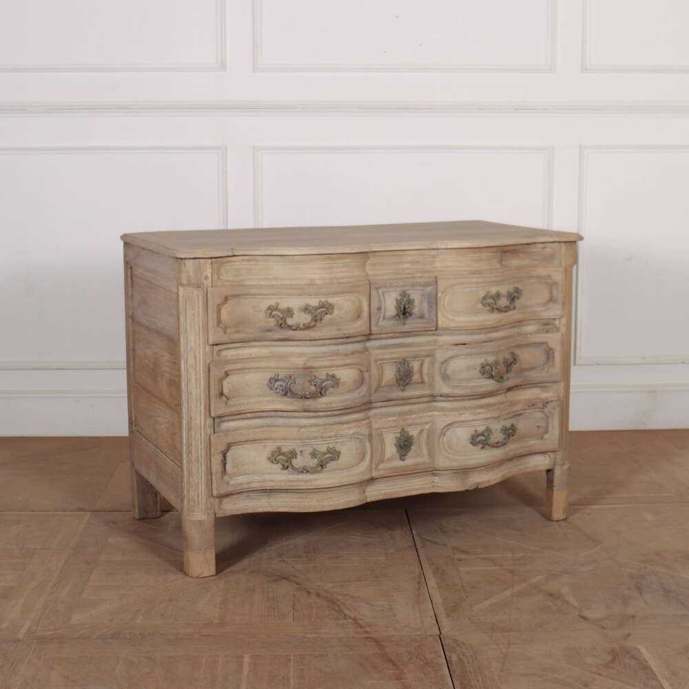 18th Century Bleached Oak Commode